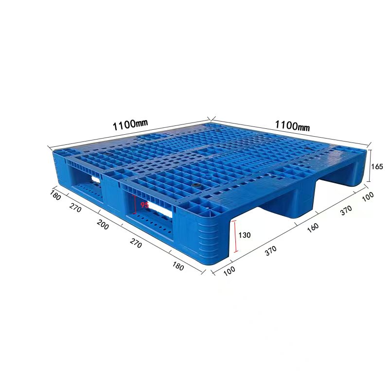 1111川字网格塑料托盘高度165mm，立体库托盘专用款